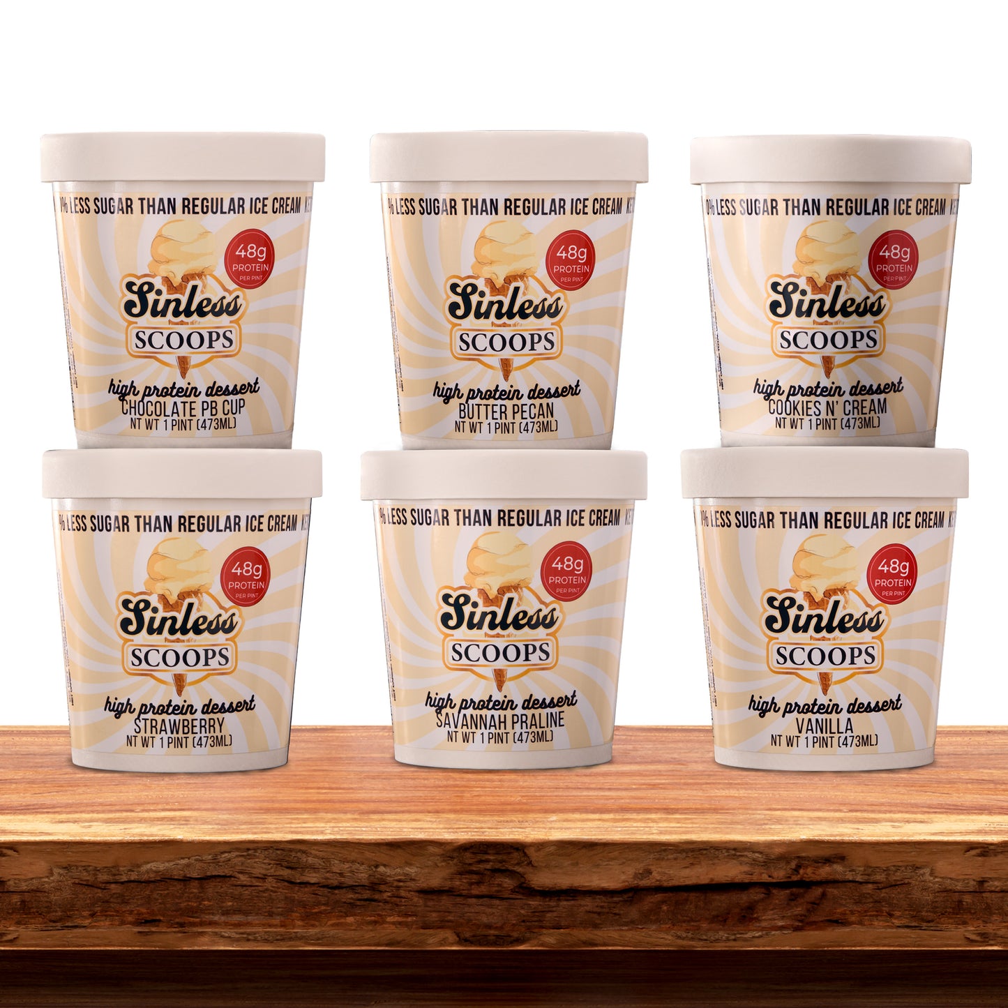 (Assorted 6 Pint) Sinless Six